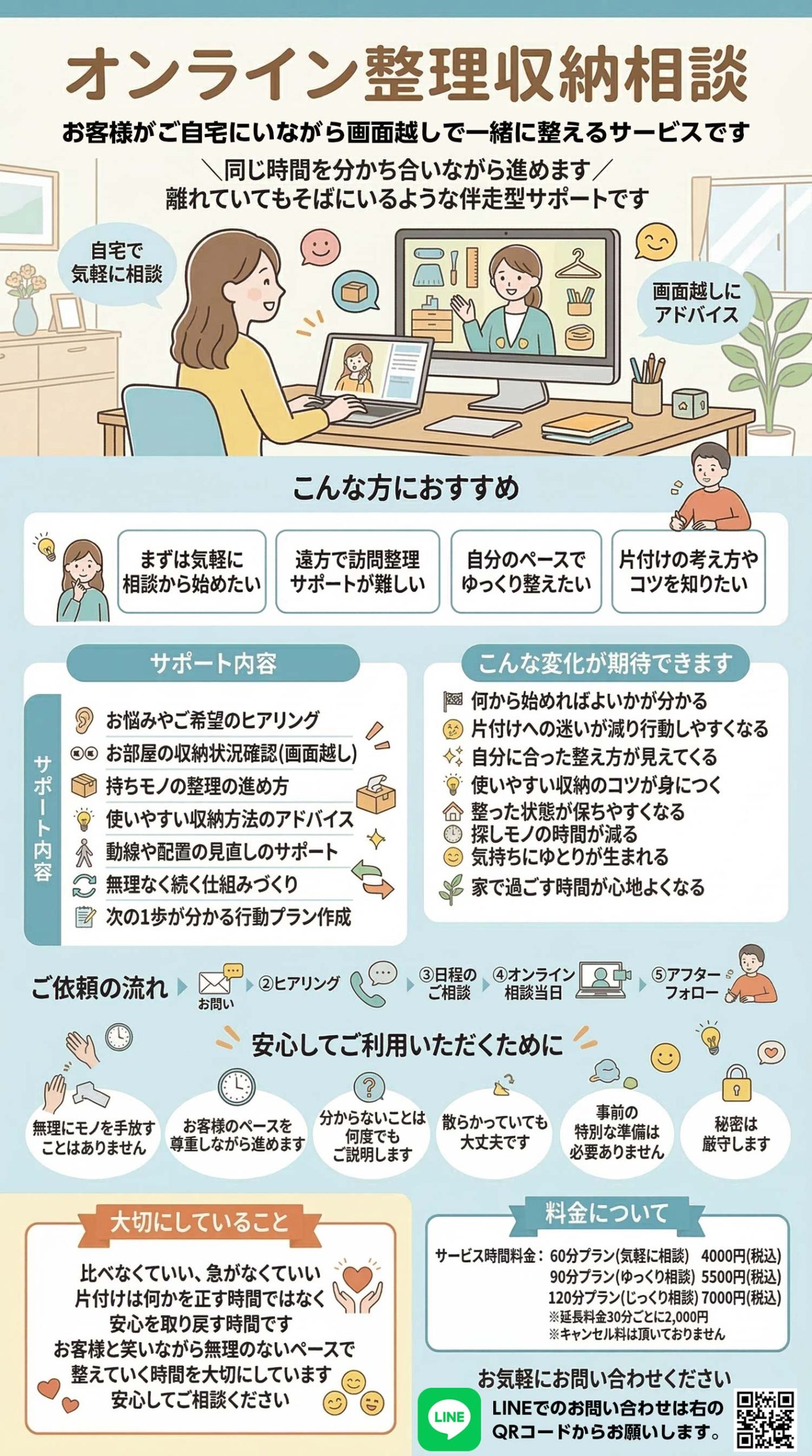 オンライン整理収納相談